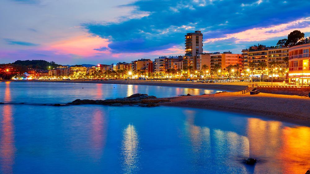 Lloret de Mar di notte