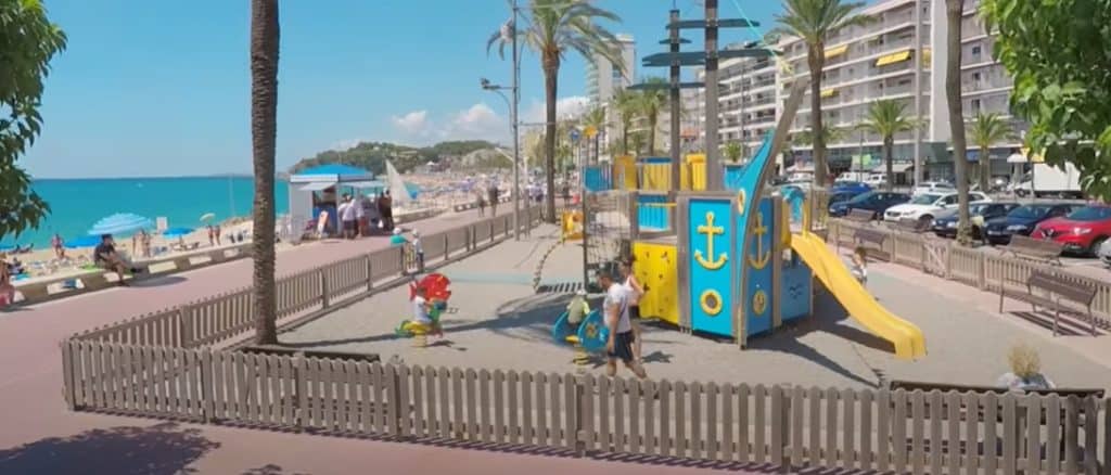 Boulevard of Lloret de Mar - parco giochi