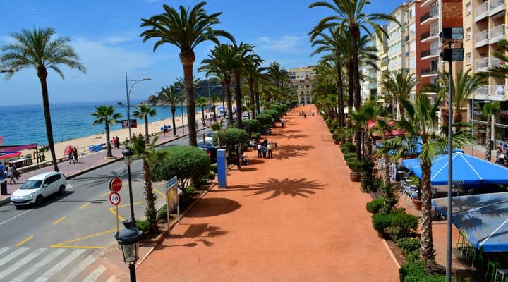 Boulevard di Lloret de Mar