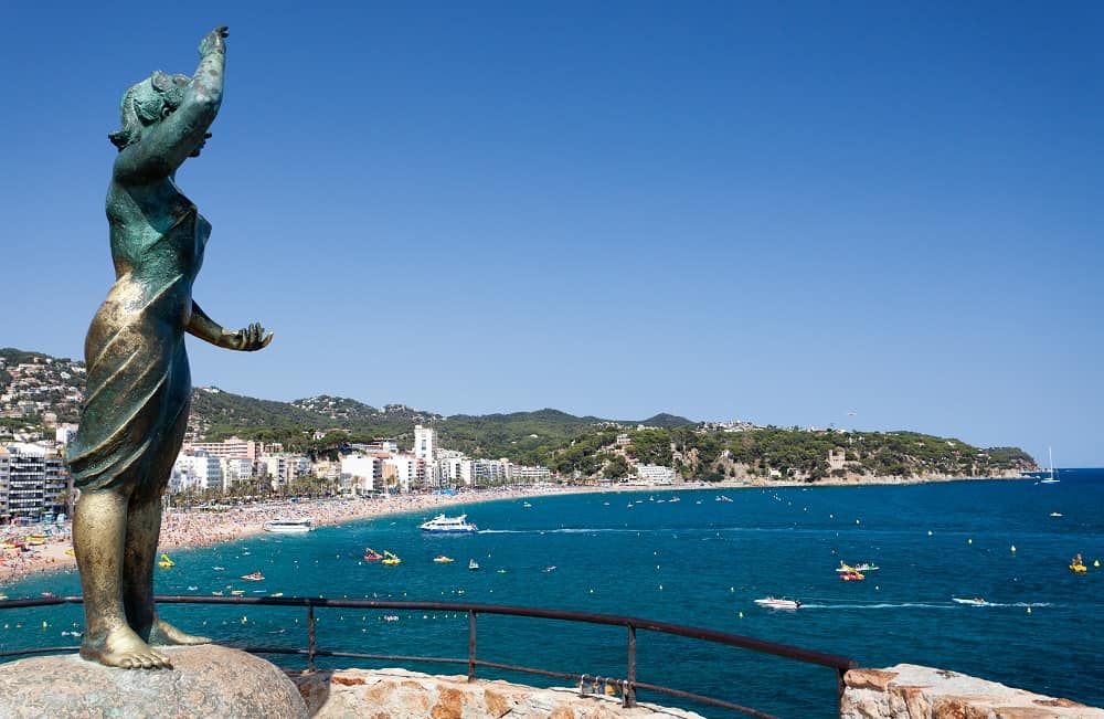 Monumenti a Lloret de Mar - dona marina