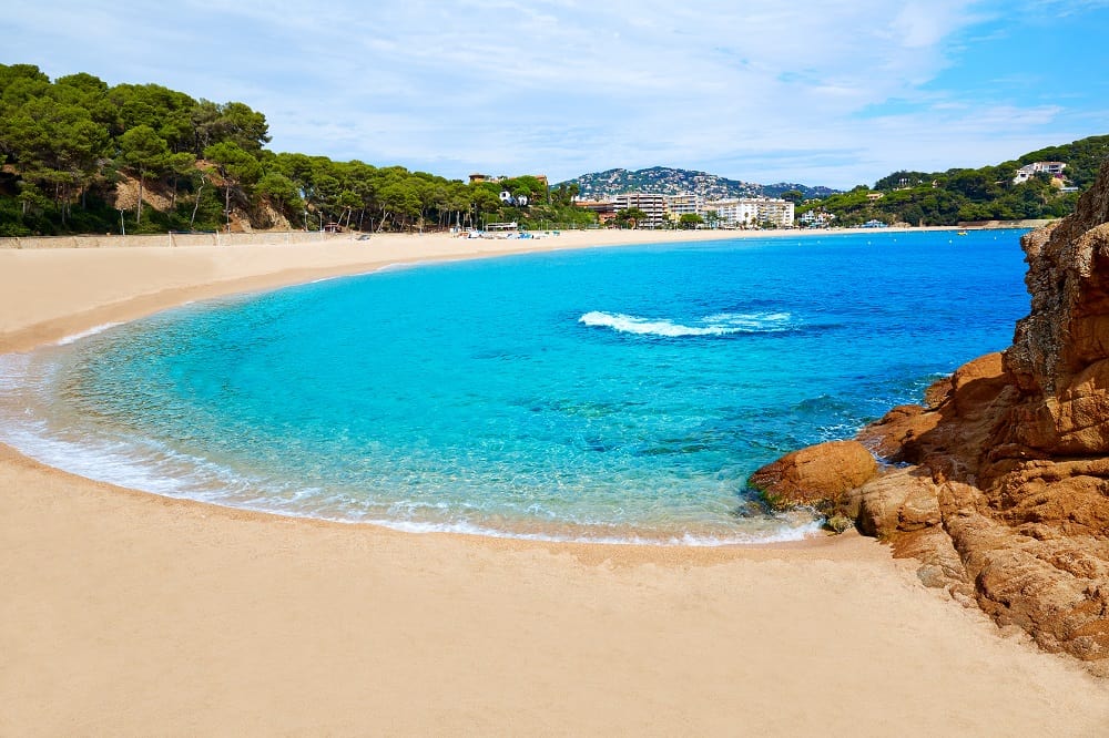 Bar sulla spiaggia a Lloret de Mar - Fenals